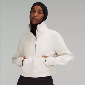 COPY - NWT Lululemon - Scuba Oversized Funnel Neck Half Zip in Bone (XS/S)